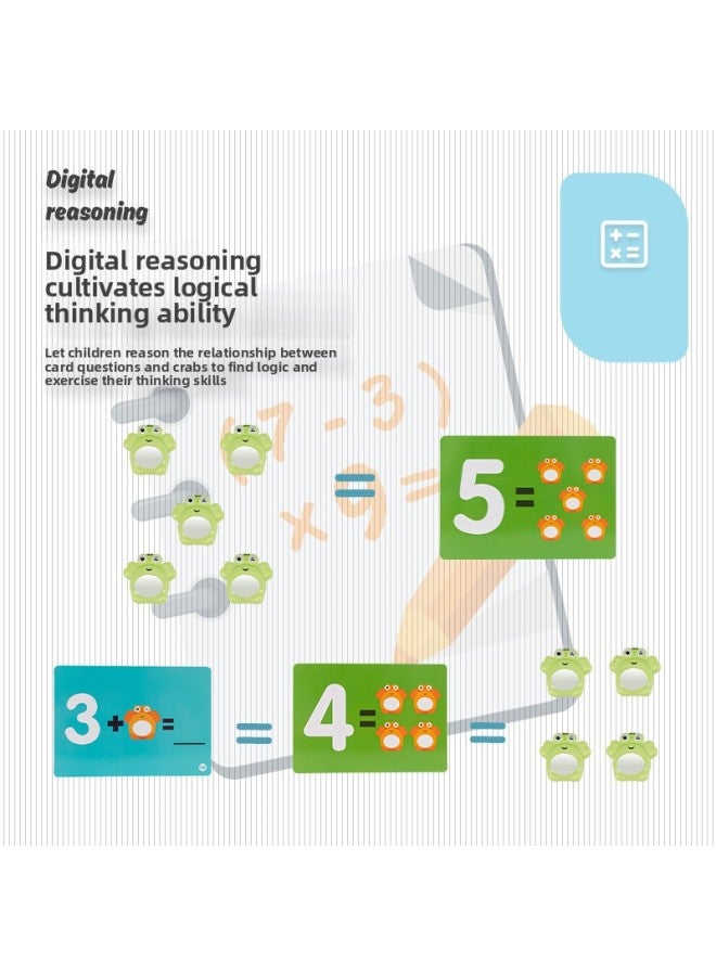 Children's Cute Animal Balance Toys Cute Weights Digital Graphics Cognitive Cards Parent-child Interactive Toys Wholesale-Color:Green - Image 4