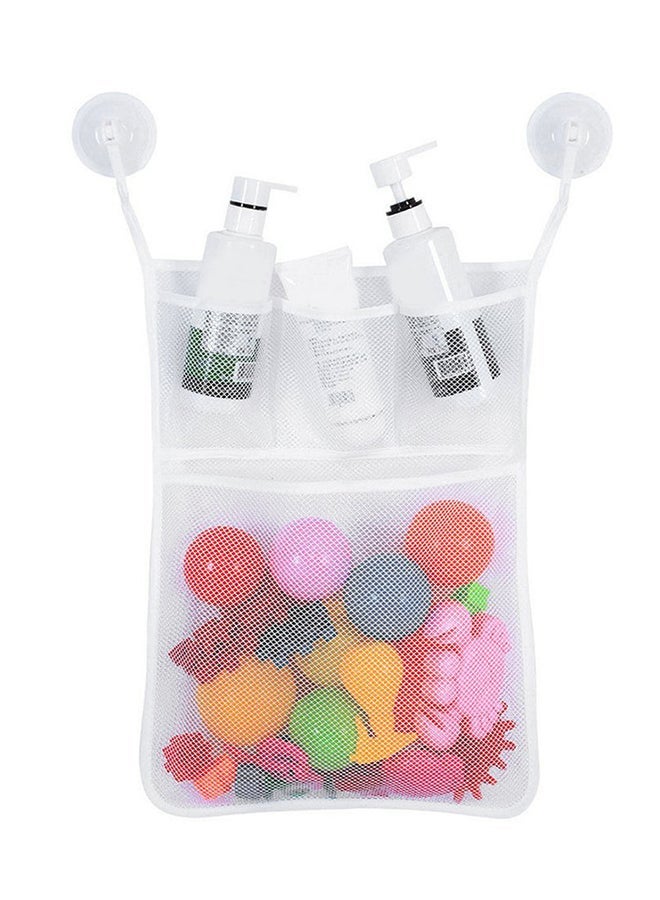 Baby Bathtub Toy Holder Organizer White  - Image 1