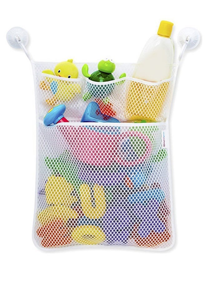 Baby Bathtub Toy Holder Organizer White  - Image 2