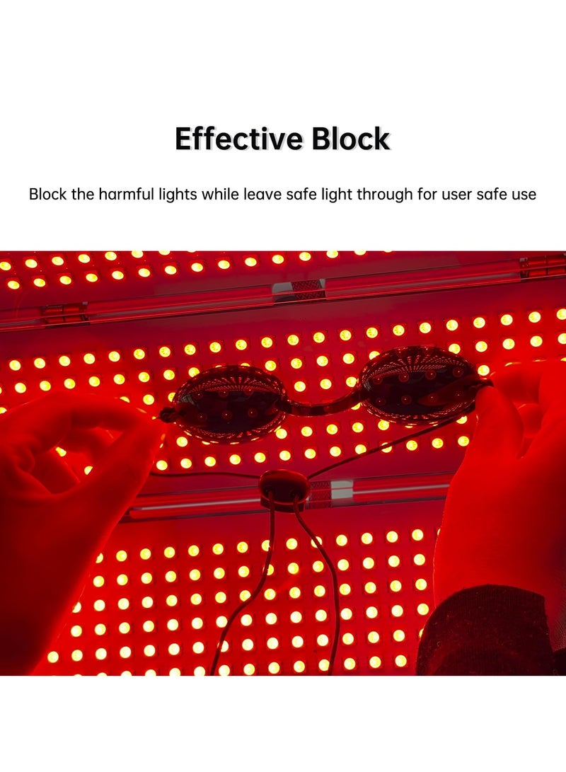 Beauenty Fda Approval Goggle For Ipl Laser Safety Glasses Red Light Therapy And Laser Hair Removal Treatment, Beauty Patient Protective Eye Goggle For Ipl, Laser, Led, Uv Lamp Treatment - Image 2