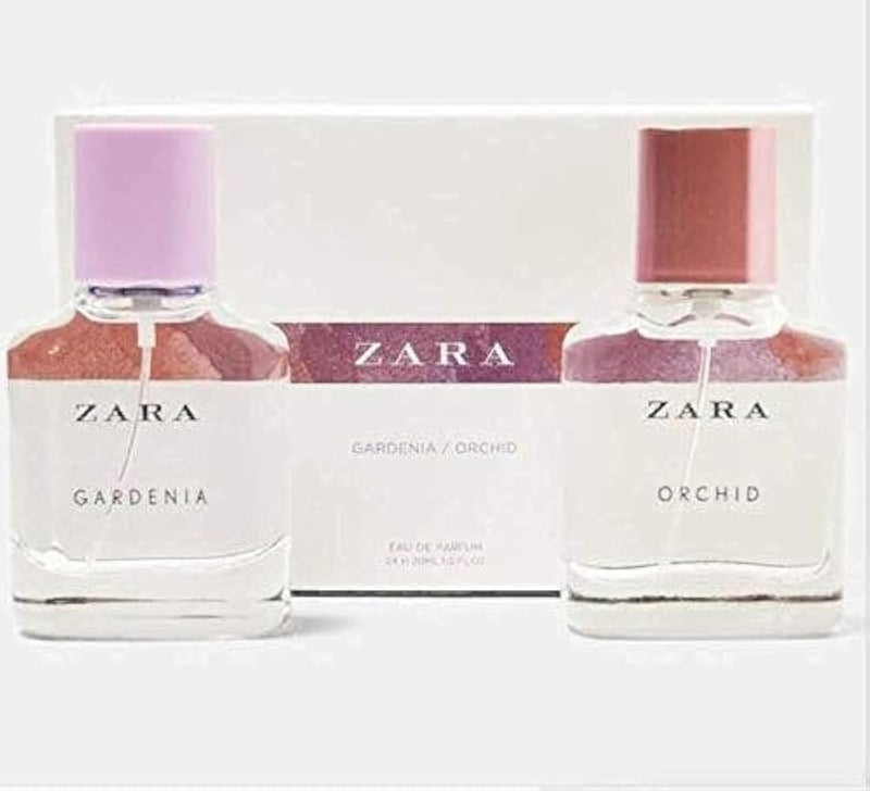 زارا جاردينيا/أوركيد عطر ماء 2 × 1.0 أونصة سائلة