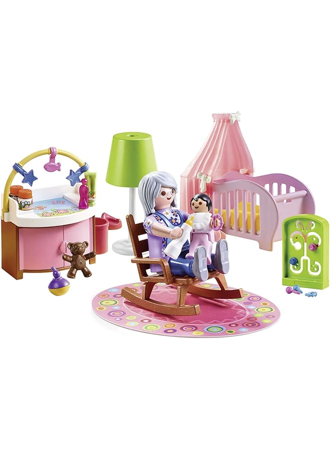 بلاي موبيل بيت الدمى 70210 غرفة الطفل من 4 سنوات - Image 1