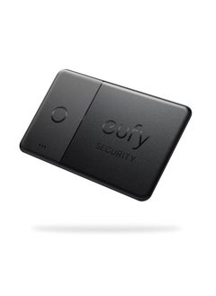 eufy Security by Anker SmartTrack Card (Black, 1-Pack), Works with Apple Find My (iOS Only), Wallet Tracker, Phone Finder, Water Resistant, Up to 3-Year Battery Life(Android Not Supported)