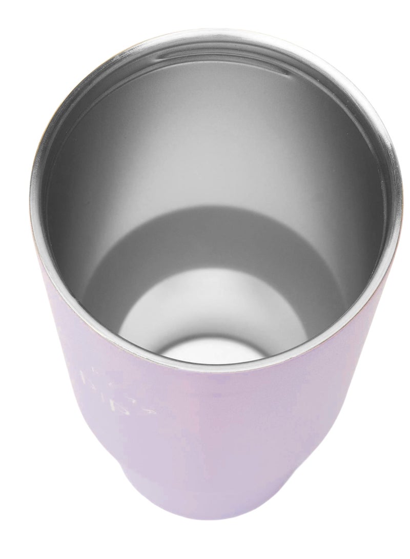 Prickly Pear Stainless Steel 30 Oz Hydrator Water Bottle 2.0 - Top Handle Lilac Logo - Image 5