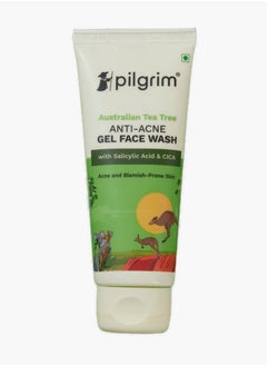 Tea Tree & 1% Salicylic acid Gel Face wash Men & Women | Tea Tree purifying gel face wash with 1% salicylic acid & CICA for oily skin , acne and pimples | Oily skin cleanser for face | 100ml