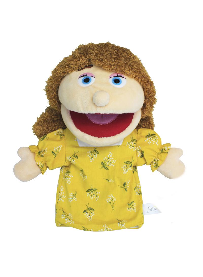 general 6 Pcs Family Children's Puzzle Plush Toy Doll Kindergarten Storytelling Hand Puppet - Image 5