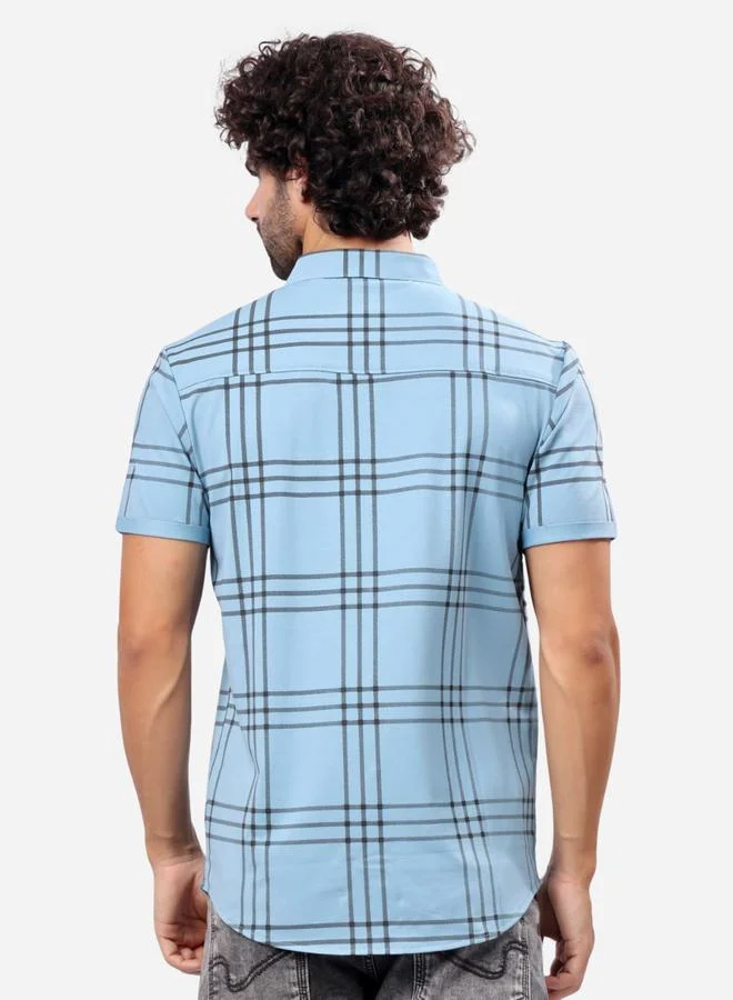 Stylox Stylox Checked Short Sleeve Regular Fit Shirt