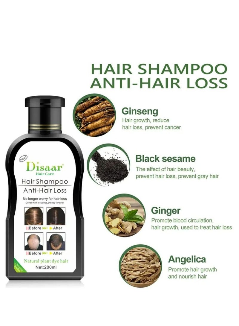 Disaar shampoo Hair Loss Anti Oil Control Natural Plant Anti Hair Loss Growth Hair Shampoo - Image 5