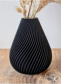 3D Brothers BIXI Spiral Bulb Vase – Unique Decorative Flower Holder  - Image 1