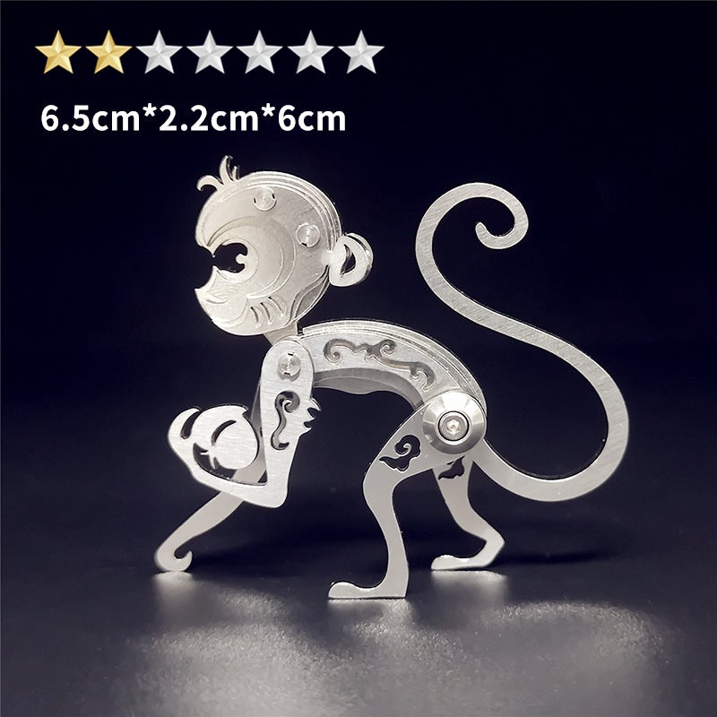 Steel Warcraft 3D Metal Jigsaw Puzzle Assembled Model Stall Adult Children Handmade Diy Gift Educational Toys - Image 1
