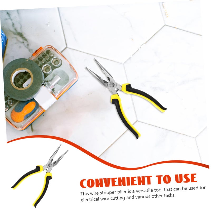 Multifunctional Wire Stripping Pliers with Ergonomic Handle for Precise Cutting and Stripping - Image 4