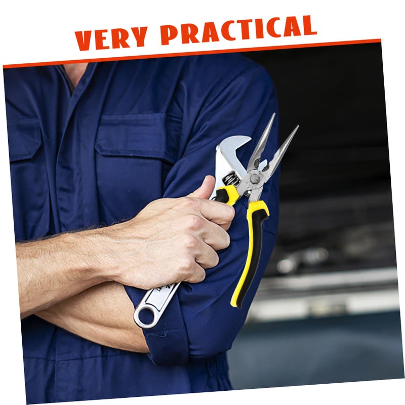 Multifunctional Wire Stripping Pliers with Ergonomic Handle for Precise Cutting and Stripping - Image 5
