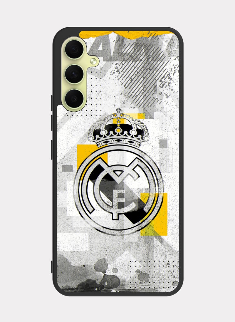 بكسلات كفر سامسونج جالكسي ايه 34 نادي ريال مدريد ابيض - Image 1