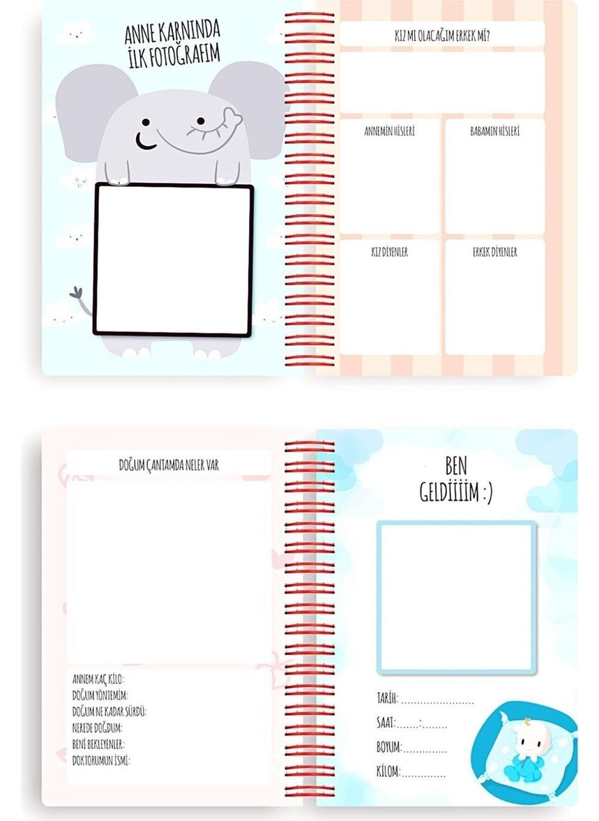 Baby Memory Book and Maternity Album Pink