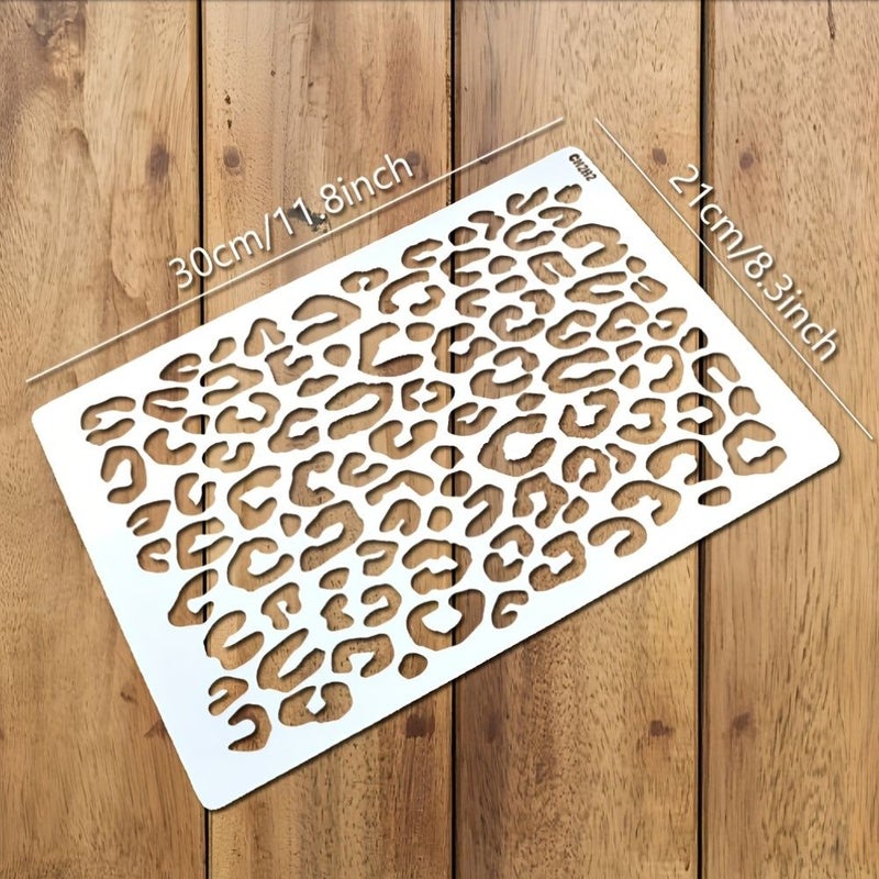 قالب رذاذ الكيك من-grade PET الغذاء، طبعة النمر، مقاس 11.8 × 8.3 بوصة، رقم CH568 - Image 3