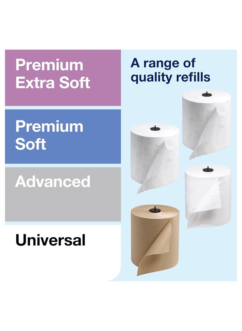 Tork Matic Hand Towel Roll Dispenser with Intuition Sensor Stainless Steel Image H1 OneataTime Dispensing  461202
