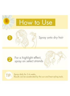 Klorane Klorane Sun Lightening Spray with Chamomile & Honey, Natural Controlled Highlights, Paraben, Hydrogen Peroxide Ammonia, Sulfate Free 100ml  - Image 5