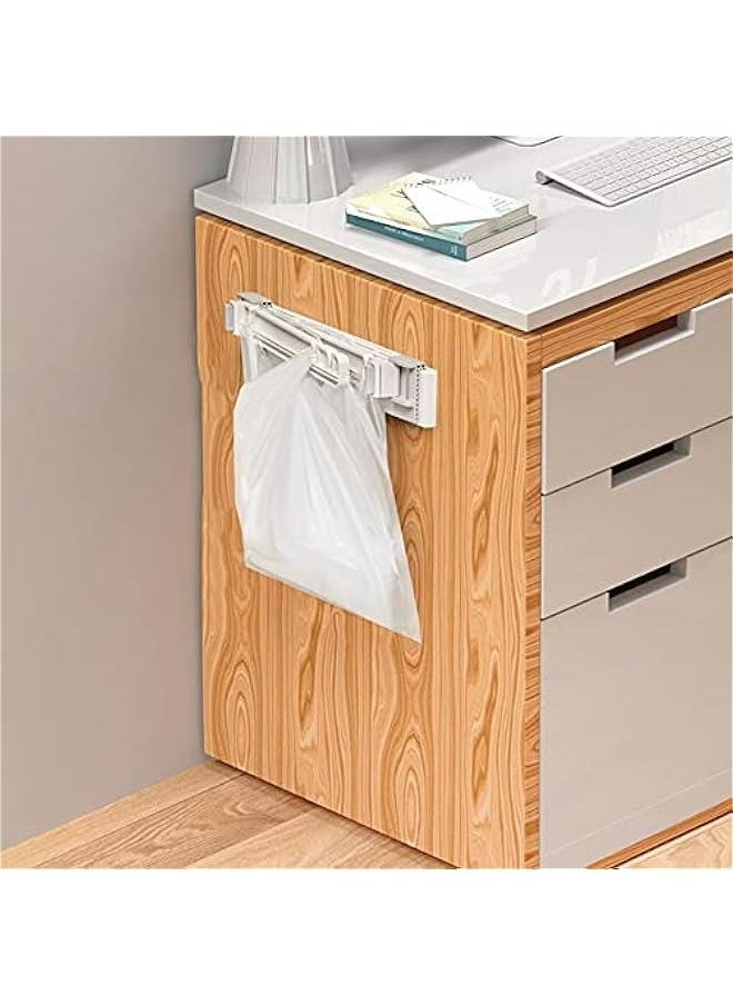 Generic - Cabinet Trash Bag Holder - Garbage Bags Rack for Kitchen Organization - Hanging Waste Bag Storage Solution for Door - Compact Folding Trash Bag Organizer - Stylish Cabinet Door Decor (1pcs) - Image 1