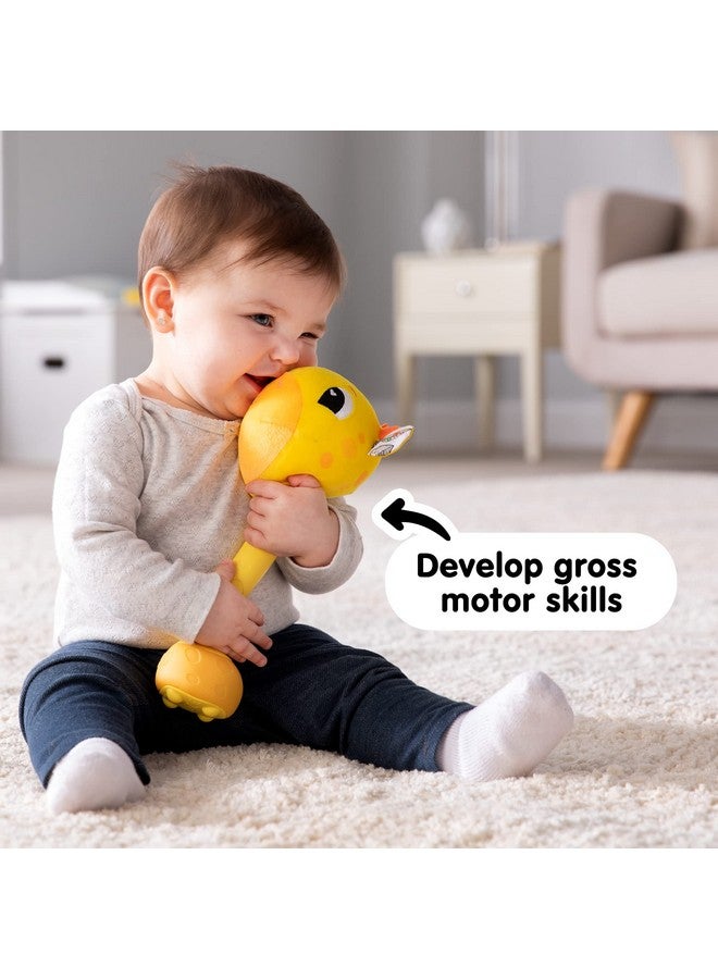 Lamaze لعبة لاماز غريبة الجمل الحسية - ألعاب تعليمية للأطفال مع مؤثرات صوتية غريبة لتطوير المهارات الحركية الدقيقة - تشمل وضعين صوتيين - جرس طفل محشو للأعمار من 12-18 شهرًا - Image 5