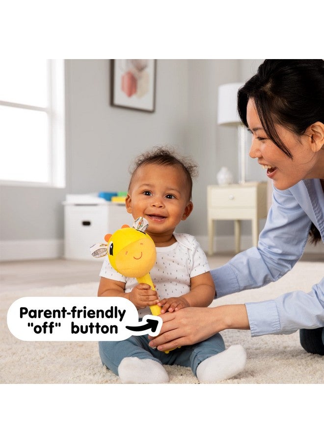 Lamaze لعبة لاماز غريبة الجمل الحسية - ألعاب تعليمية للأطفال مع مؤثرات صوتية غريبة لتطوير المهارات الحركية الدقيقة - تشمل وضعين صوتيين - جرس طفل محشو للأعمار من 12-18 شهرًا - Image 3