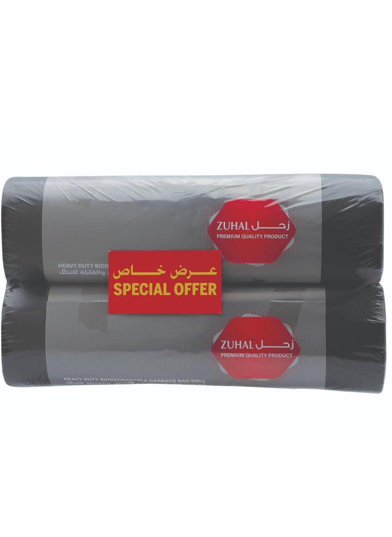 ZUHAL Garbage Bag Roll 110 cm X 120 cm (70 Gallon) Offer Pack Buy 1 get 1  - Image 1