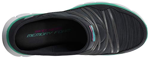 SKECHERS حذاء سكيشرز سبورت للنساء، إير ستريمر سليب أون، رمادي/أكوا، 7.5 M US - Image 5