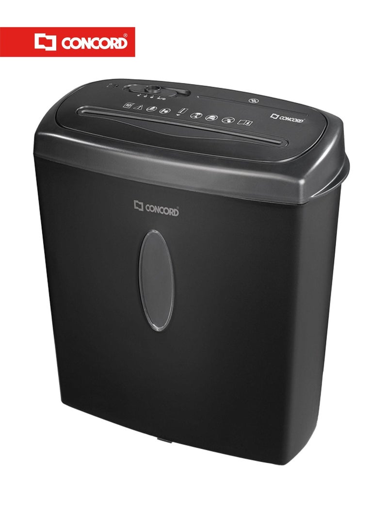CONCORD 10-Sheets Cross Cut Shredder for Home Office Use with 15L Bin Capacity for Credit Card/CD Destroy Paper Shredder - Image 1