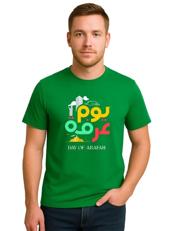 PRINTSHOP4ME Arafah Day Special Men’s Cotton T-Shirt–Premium Quality Round Neck Short Sleeve Islamic T-Shirt For Men | Soft Breathable Fabric | Comfortable Daily Wear  - Image 1