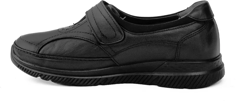 Forelli 29445 Women's Black Leather Hallux Shoes