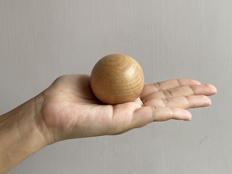 AnNafi Wooden Ball Hockey Training Equipment - 3 Balls, 2-Inch Diameter, Lightweight, Easy to Control, Develop Soft Quick Hands, Improve Stick Handling, Practice Anytime Anywhere - Image 3