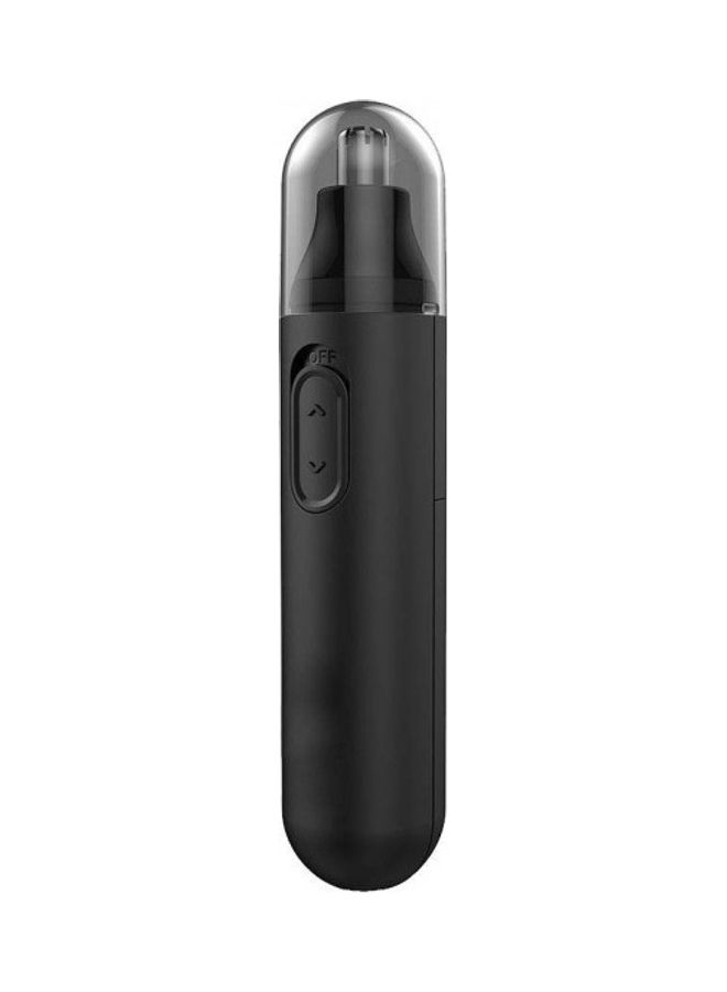 15cm Black Multifunctional Nose and Ear Hair Trimmer Device - Image 1