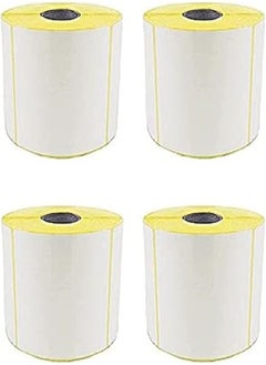 Generic Thermal Paper Stickers for Barcode Printer 10x15cm Address and Barcode Printable Label Sticker- 500 Label Pack Of 4  - Image 1