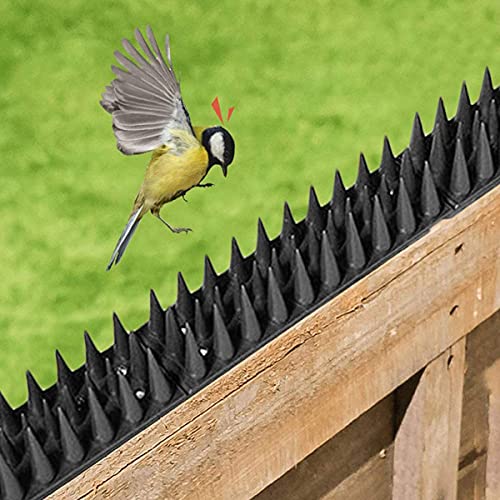 SPIKEZONE - Bird Spike, Monkey Control Spikes, Pigeon Spikes, Cat Squirrel, Fence Spike, Bird Spikes Security for AC, Outdoor, Indoor, Railing, Roof (10 Pcs Set, Black, Repellent) - Image 3