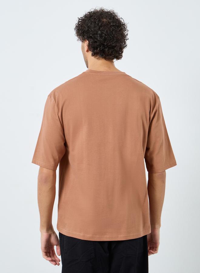 ستايلي تيشيرت واسع برقبة عالية - Image 4