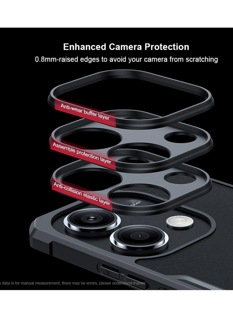 Generic Case Cover for Redmi Note 13 Pro 5G, Ultra-Thin Lightweight Cover Soft TPU Bumper + Acrylic Clear Back  - Image 5
