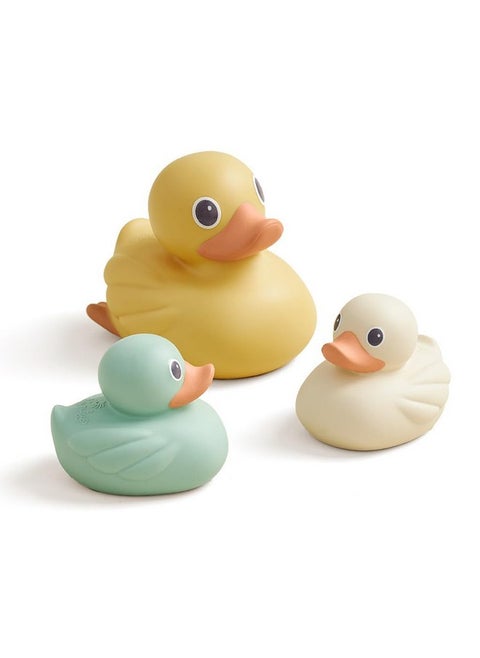 Itzy Ritzy Ducky Family - Set of 3 Duck Floating Bath Toys with Watertight Design (Duck)