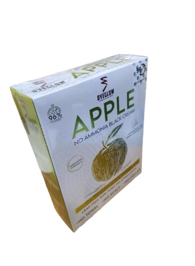 دايجلو كريم داي جلو بنكهة التفاح الأسود، تقنية مبتكرة للشعر، خالٍ من الرصاص، غير سام، لا يسبب تهيجًا، لا حاجة للمنشفة، لا حاجة لفرك فروة الرأس، لا حاجة للطوق، 500+500 مل - Image 2