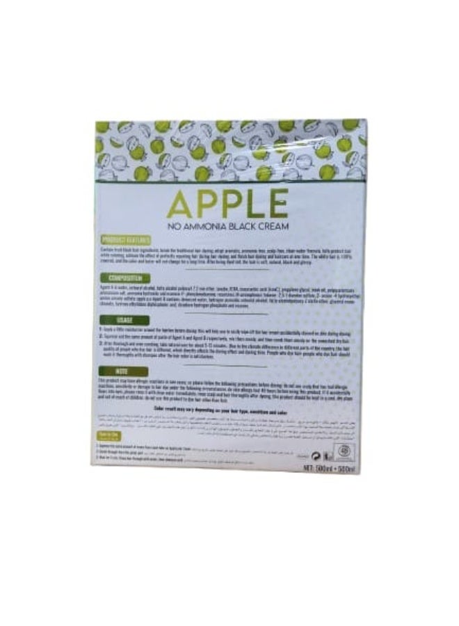 دايجلو كريم داي جلو بنكهة التفاح الأسود، تقنية مبتكرة للشعر، خالٍ من الرصاص، غير سام، لا يسبب تهيجًا، لا حاجة للمنشفة، لا حاجة لفرك فروة الرأس، لا حاجة للطوق، 500+500 مل - Image 3