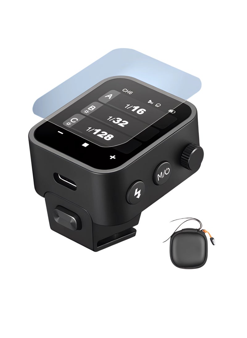 Godox X3N Wireless Trigger Transmitter, 2.4G TTL Flash Trigger With Built In Lithium Battery, Portable Touch Screen Flasher Trigger With TCM Conversion, (X3N With Tempered Film, For Nikon Camera)  - Image 1