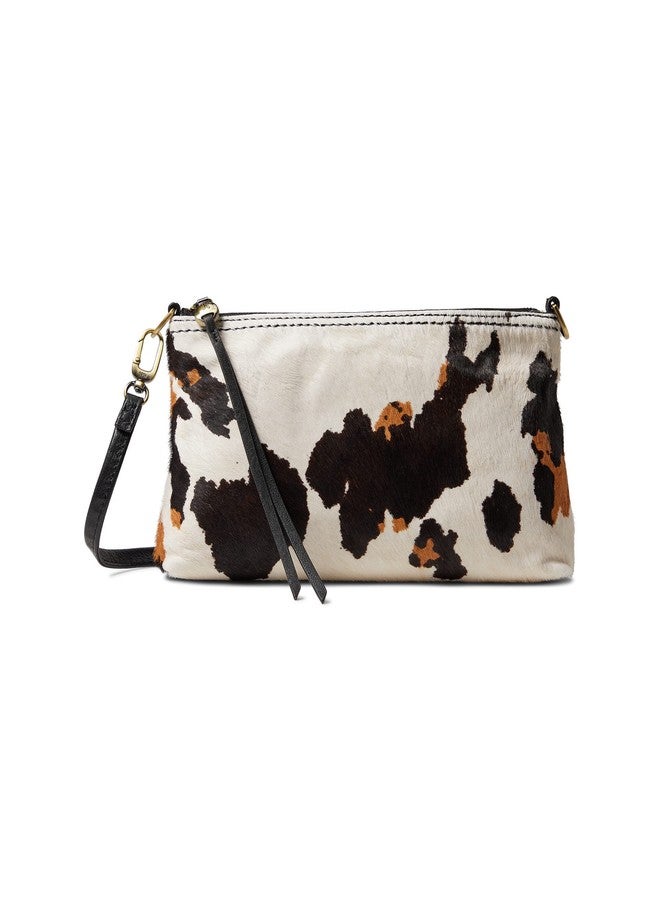 HOBO Women's Darcy Hair-On Hide Convertible Crossbody Bag Brown One Size - Image 1