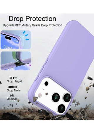 جراب iPhone 17 Pro Max مصنوع من السيليكون الناعم وغطاء حماية رفيع للهاتف مع بطانة داخلية من الألياف الدقيقة لهاتف iPhone 17 Pro Max مقاس 6.9 بوصة - view 4