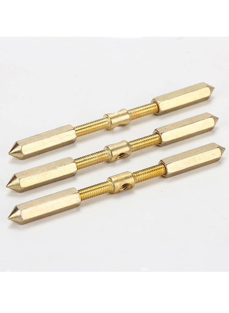 Y&D 10-Piece Box Screw Support Bar Kit, Model 86 Repairer, Switch Socket Bar, Wall Mount Repair Electrical Accessory Tool (Gold) - Image 3