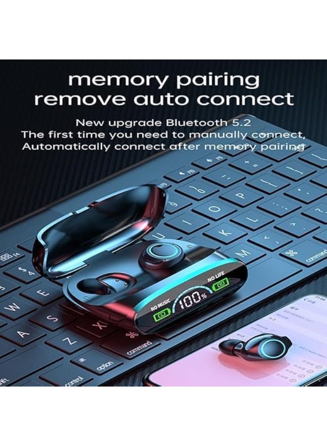 M38 True Wireless in-Ear Bluetooth Earbuds,LED Power Display Charging Case Earphones in-Ear - Image 2