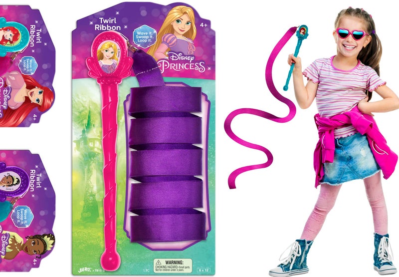 Ja-Ru عصا قوس قزح من ديزني برينسيس من JA-RU (1 شريط دوار متنوع) عصا رقص إيقاعية، ألعاب للفتيات. معدات الجمباز للأطفال. إكسسوارات باليرينا لوازم عيد الميلاد. 7815-1 - Image 1