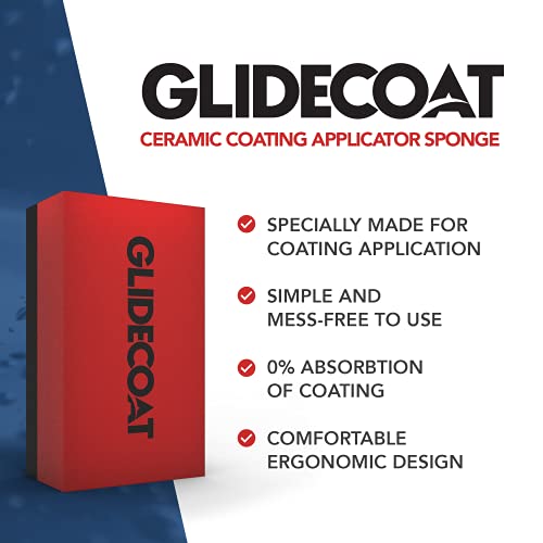 Glidecoat Ceramic Coating Applicator Sponges 6 Pack- Applicator Pads Detailing for Cars, Boats, Motorcycles, Motorhomes, and More - Non-Absorbing - Effortless Application On Any Vehicle! (6 Count) - Image 2
