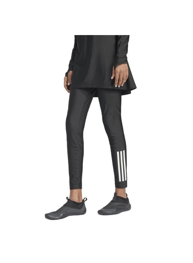 adidas Originals adidas 3S SWIM TIGHT Black Swim PANTS for Women - 4  - Image 5