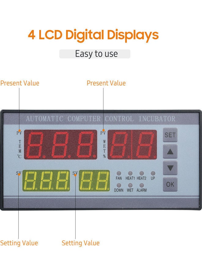 NIBEMINENT Automatic Incubator Controller Machine Multicolour - Image 2