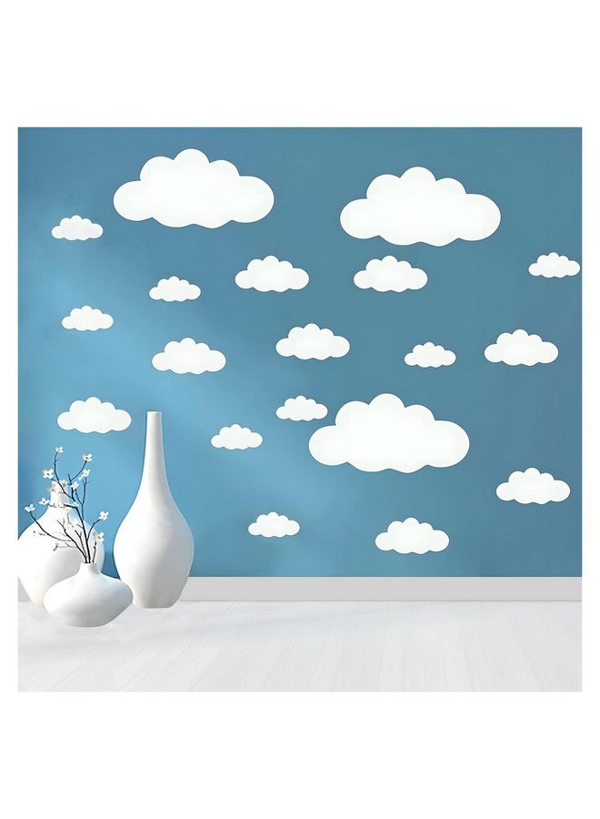 thovorrnl Big Clouds Wall Decals Removable DIY Large Vinyl Sticker Self Adhesive Wallpaper for Living Room Nursery Children Baby Kids Boys Girls Bedroom Decor Home Art Mural Dec - Image 1
