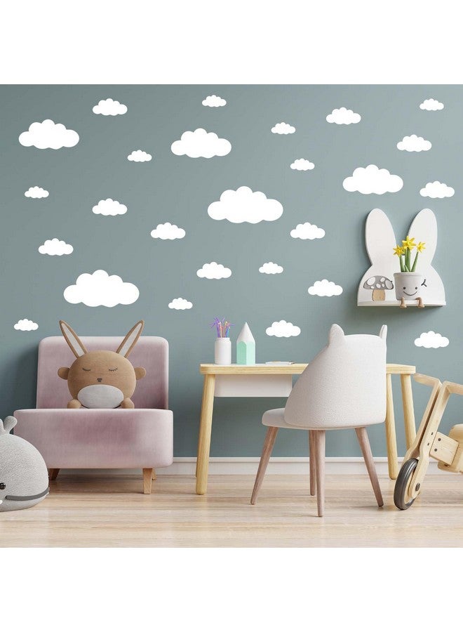 thovorrnl Big Clouds Wall Decals Removable DIY Large Vinyl Sticker Self Adhesive Wallpaper for Living Room Nursery Children Baby Kids Boys Girls Bedroom Decor Home Art Mural Dec - Image 2