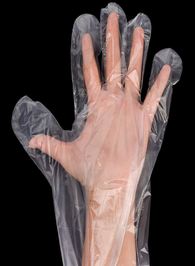 JOLYEAK 50 Pcs Plastic Long Arm Gloves, 35.4 in Veterinary Insemination Glove, Long Shoulder Length Disposable Gloves for Field Dressing Gutting - Image 4
